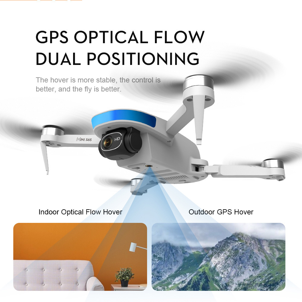 Title 5, Mini Brushless UAV S6S Dual Lens Aerial Photogr...