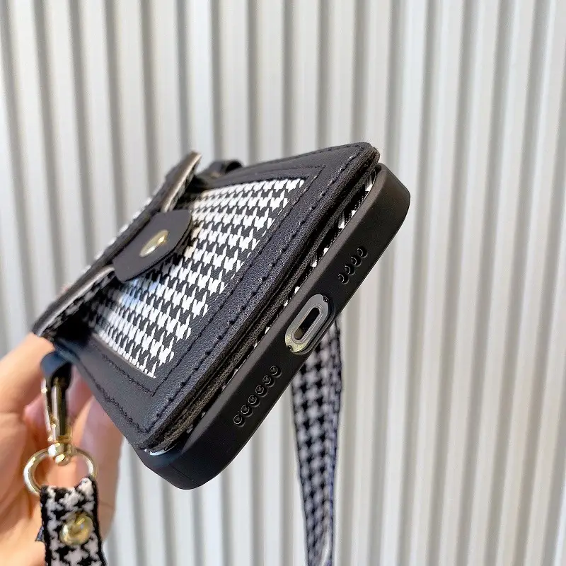 Mobile Phone Case With Inclined Back And Protective Sleeve