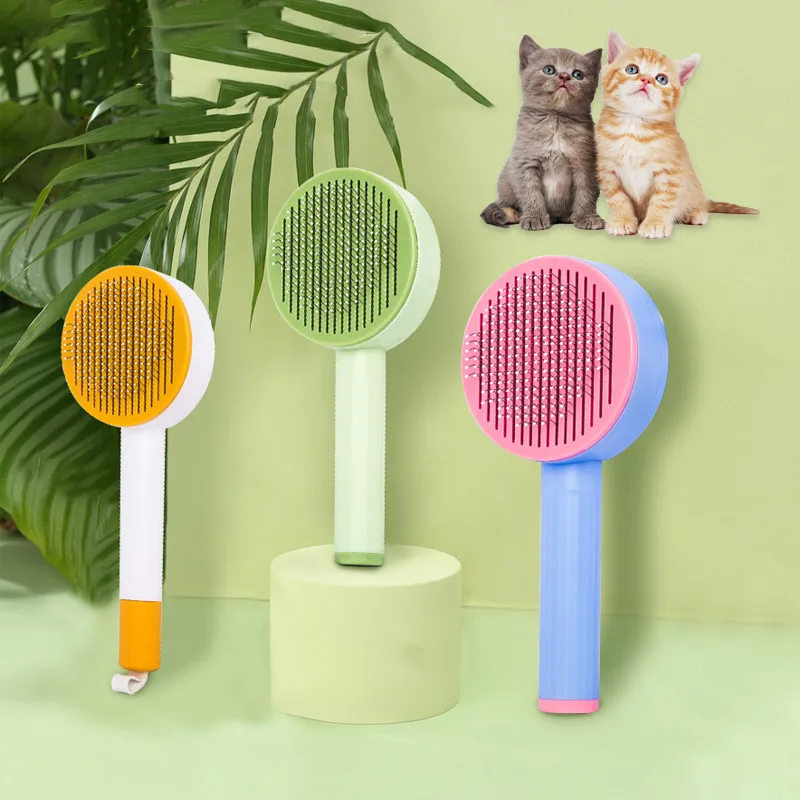Pet Comb Curved Needle Massage Cat Dog Hair Removal