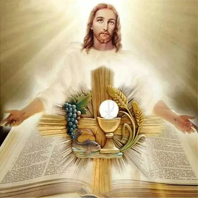 5D DIY Diamond Painting Religious Full Portrait Embroidery Home Decoration Kit - Shop at LoveMi