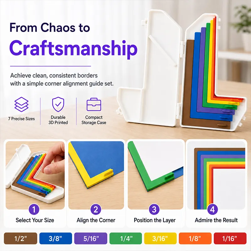 Paper Craft Corner Alignment Guide Set