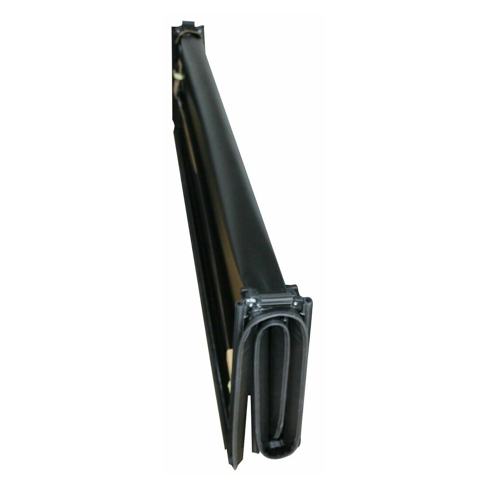 Underside view of Mankee 5.8ft tonneau cover showing clamp rail hardware