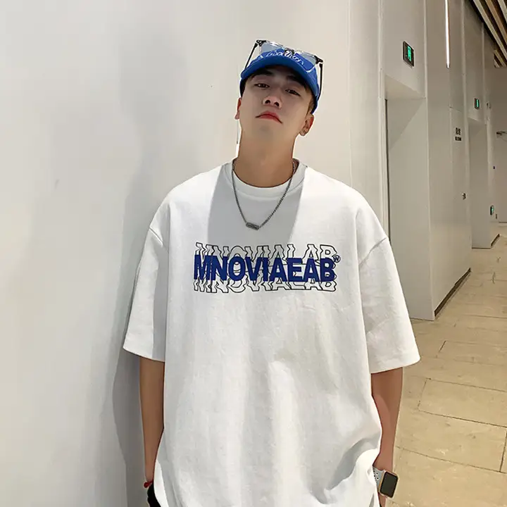 Versatile Fashion Brand Loose Cotton Short Sleeve