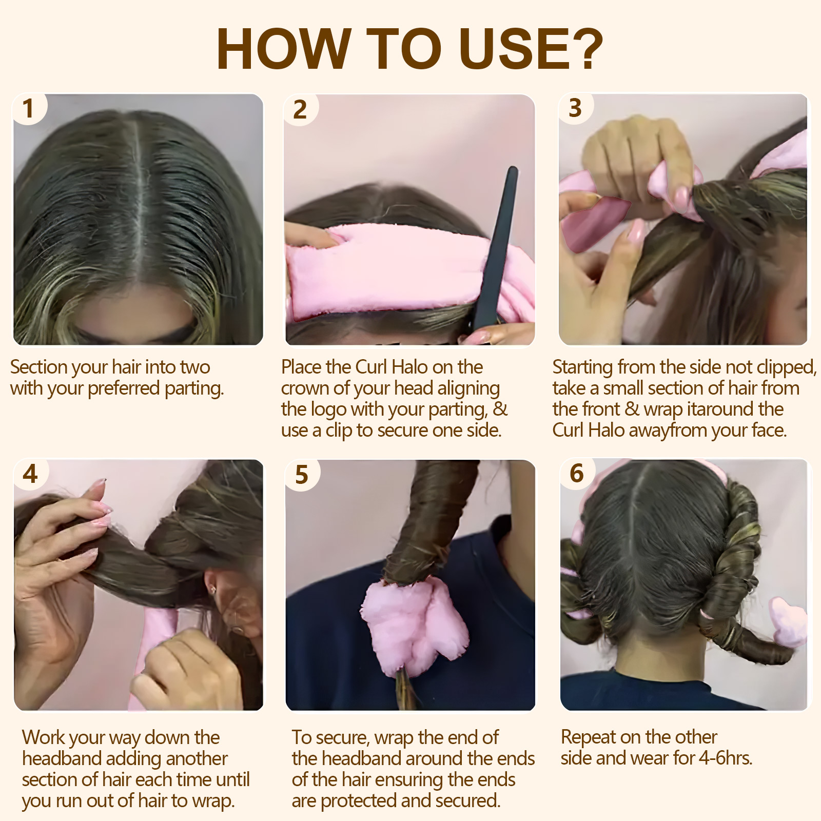 Satin Heatless Hair Curler, Lazy Natural Soft Wave DIY Heatless Curls For Sleep In Overnight, For All Hair Types 30