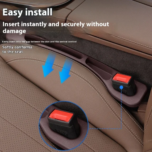 Automotive Interior Products Car Seat Gap Plug, Leak Resistant Strip And Multipurpose Storage Box thumbnail 2
