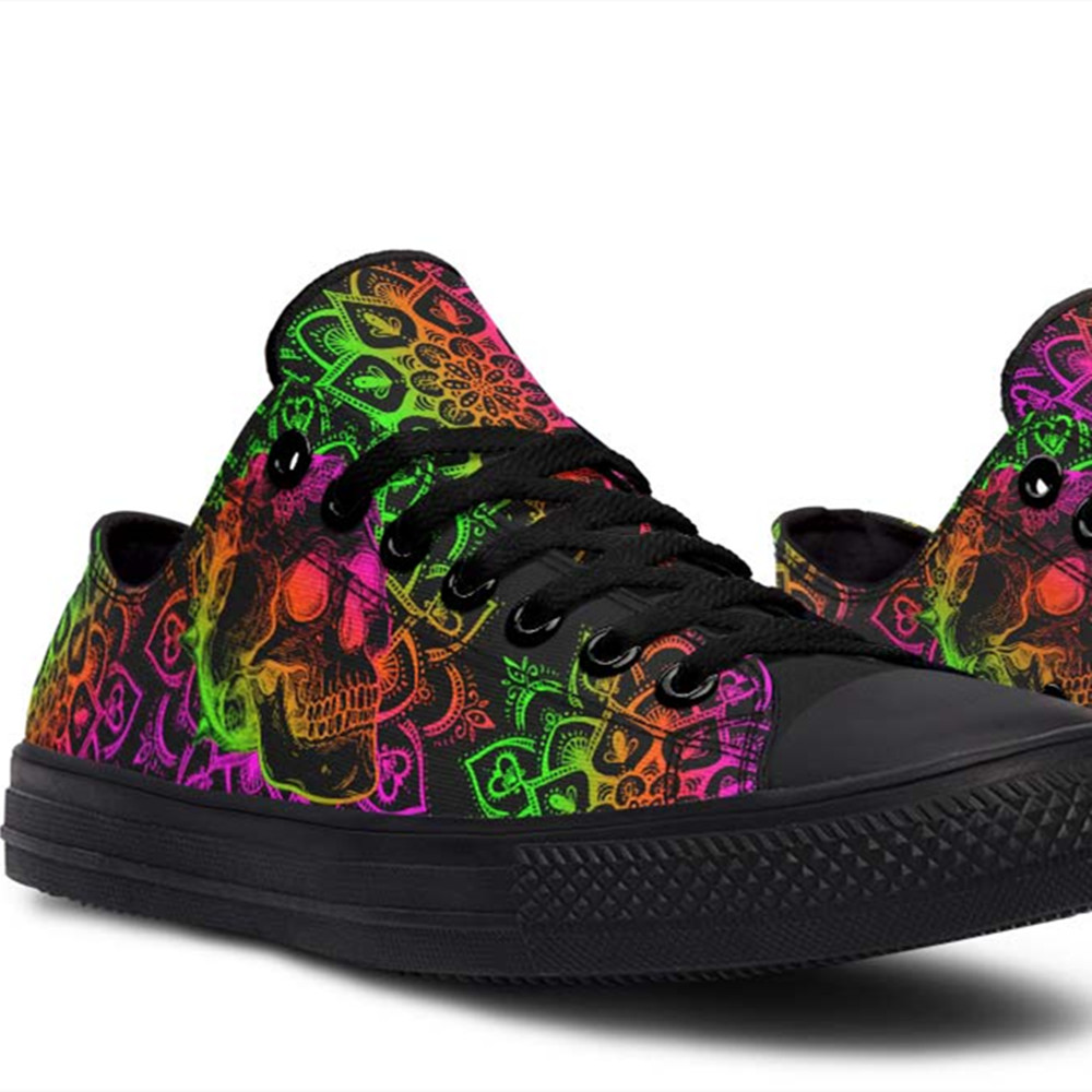 Fashion Print Couple Low-Top Canvas Shoes