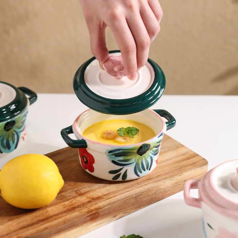 Title 5, Household Ceramic Stew Cup With Cover