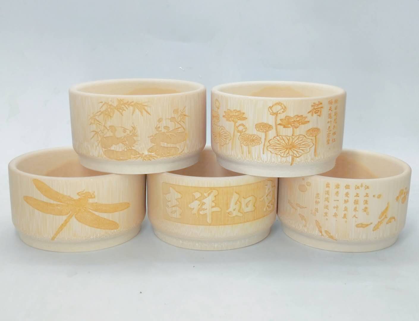 Bamboo Bowl Set