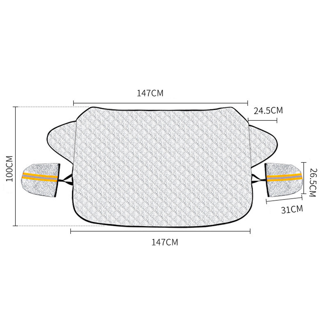 Car windscreen windshield frost ice snow cover window