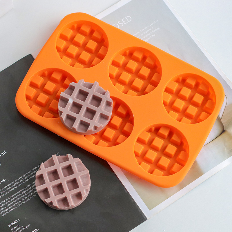 Title 6, Simulation waffle chocolate candle silicone mold