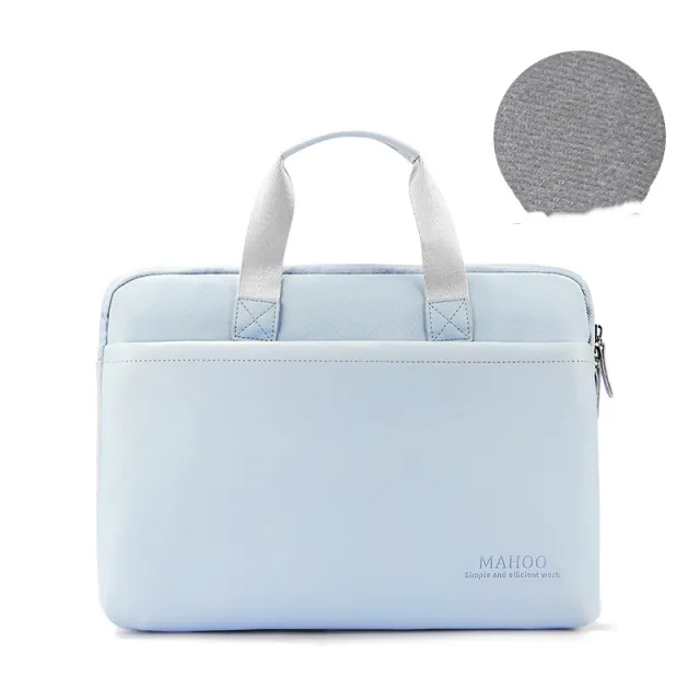 Portable Leather Computer Bag Is Breathable And Waterproof Blue - Shop at LoveMi