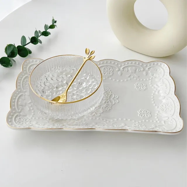 Exquisite Small Fruit Bowl Crystal Glass Sugar Water Bowl Style8 - Shop at LoveMi