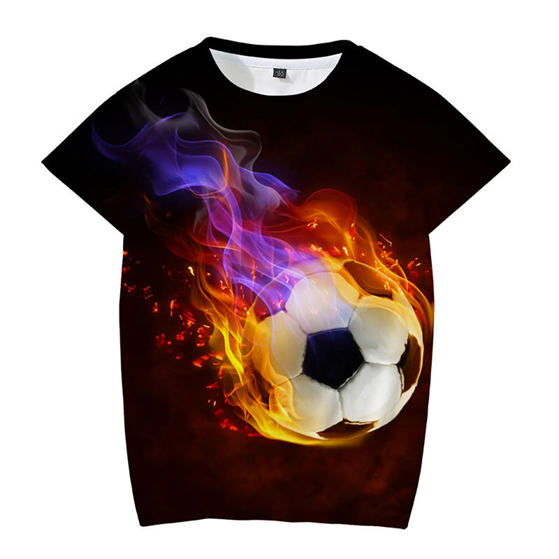 Title 4, Camiseta masculina de futebol com impressão dig...