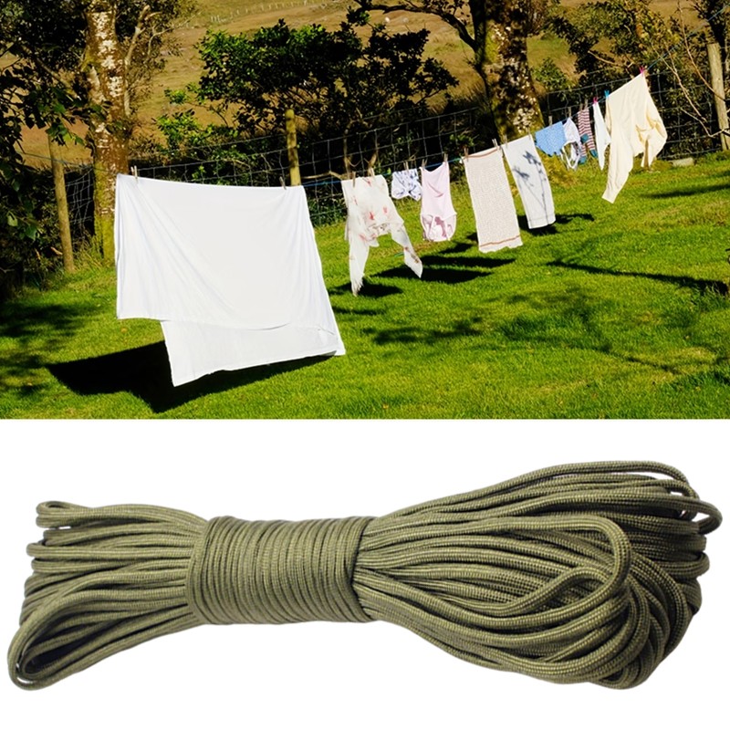 328FT 4mm 7 Strand Core 550 Paracord Parachute Cord Camping Tent Rope Color — image 4