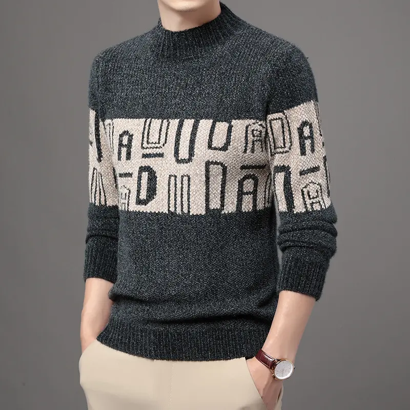 Ferret Men's Tops Youth Thicken Knitwear