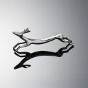 Silver Wild Deer