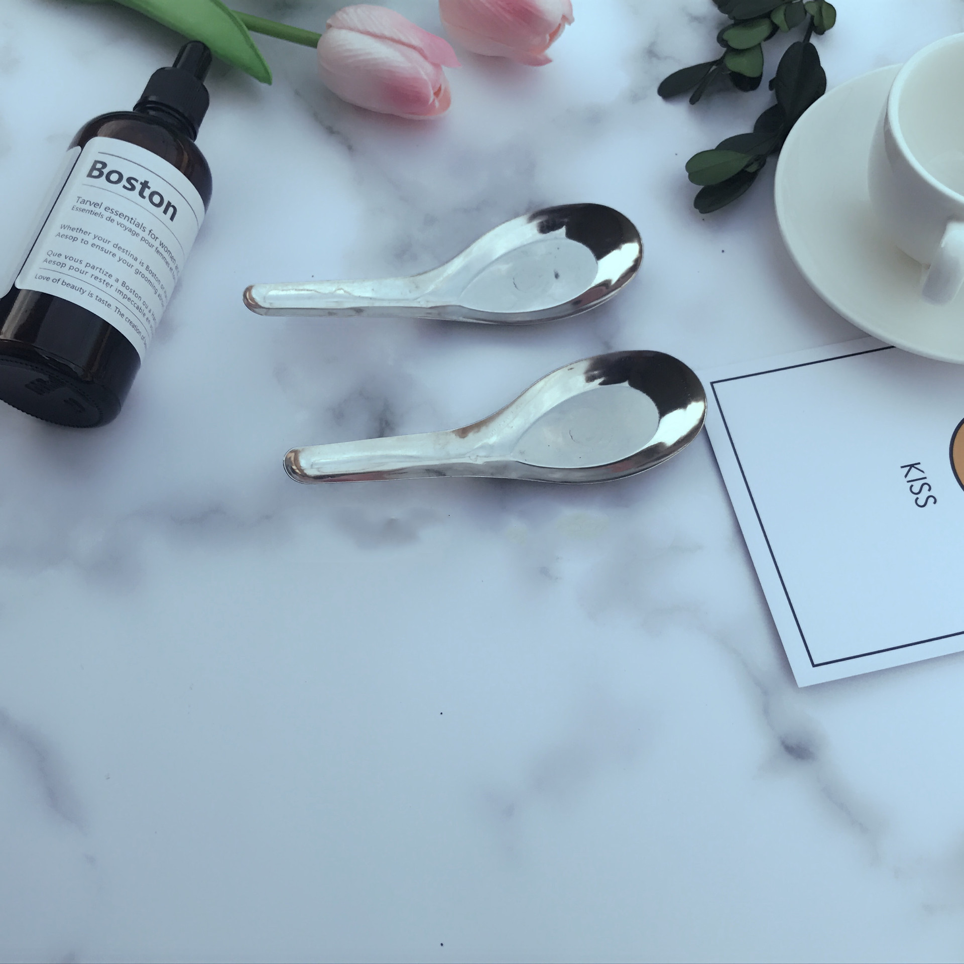 Stainless Steel Big Flat Spoon Special