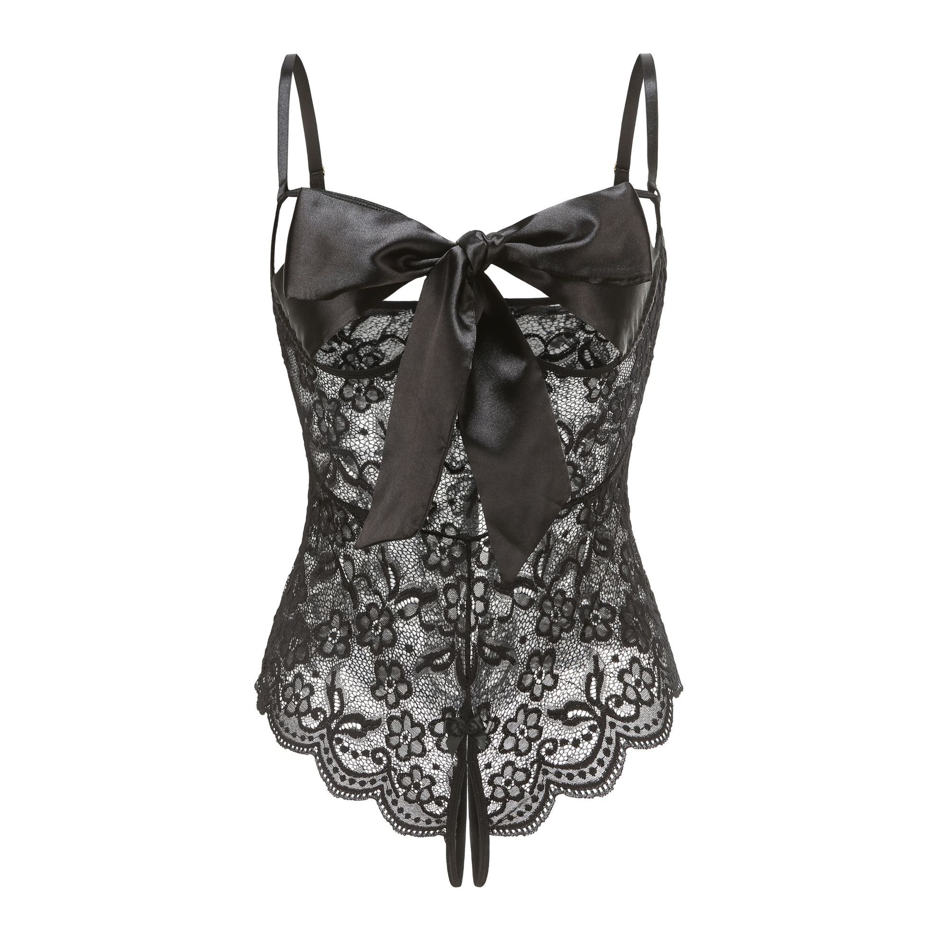 Victoria's Secret Sexy Lace Seductive See through Tease Black - Shop at LoveMi