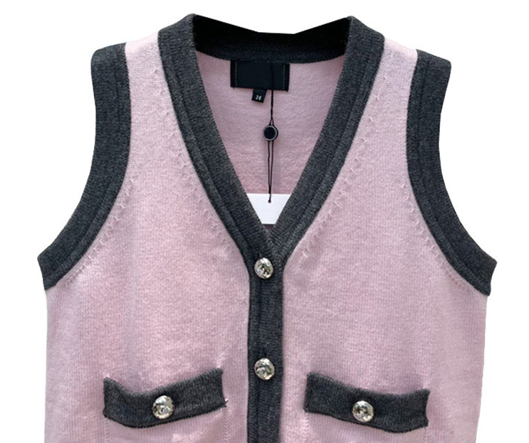 Title 7, Top French Retro Temperament Wool Knitted Cardi...