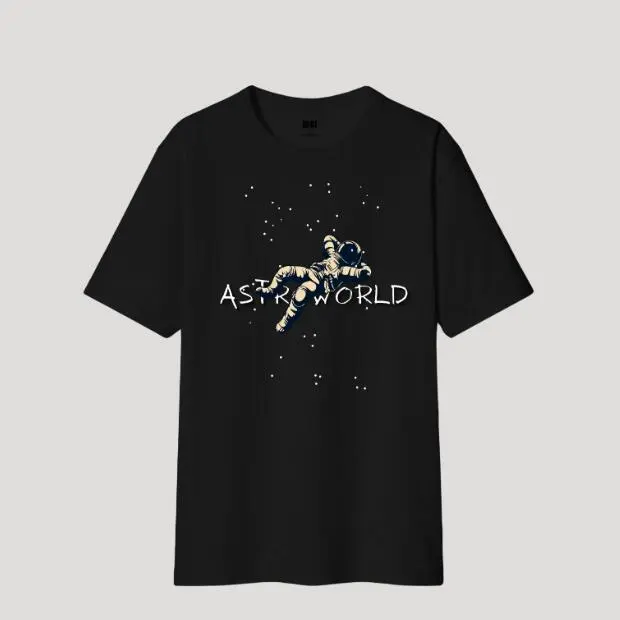 Printed Short sleeved Team Uniforms European And American Fabrics Black - Shop at LoveMi