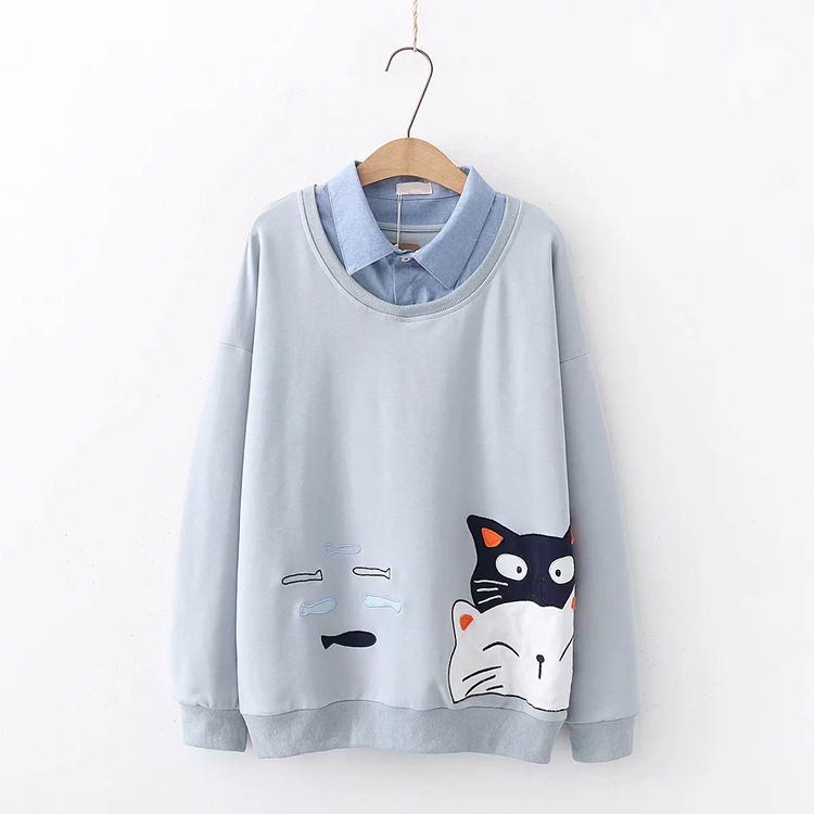 Title 6, Kindlicher Katzen-Langarmpullover