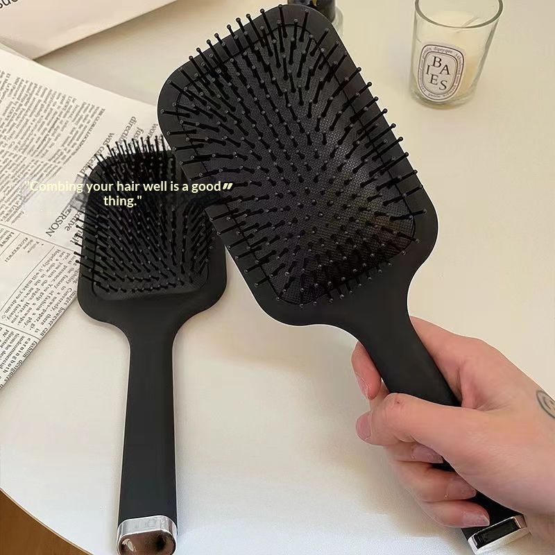 Air Cushion Comb For Women, Black Massage Comb, Household Anti-Static, Non-Harmful, Large Board Comb, Air Bag Comb, Portable And Simple