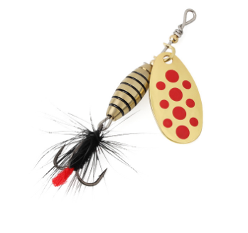 Hard Spinning Sequin Feather Bait High Carbon Steel Three-book Hook