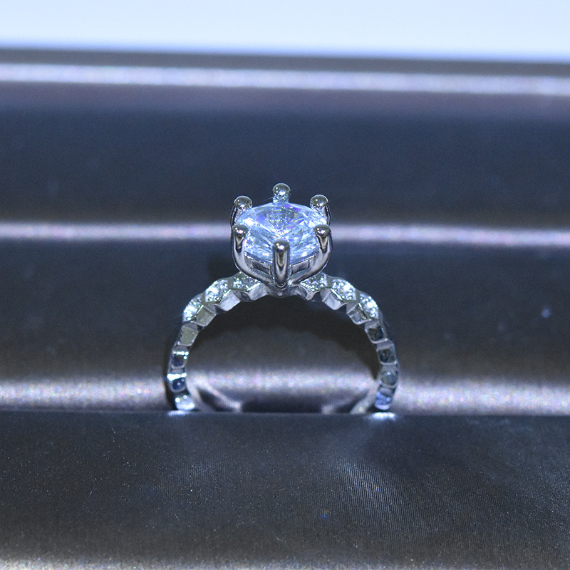 Bague Hexagonale en Diamant Simulé — Élégance et style - image 3