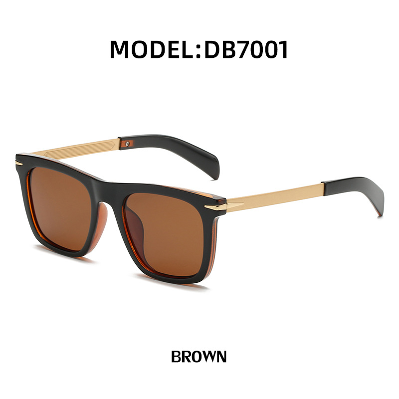 Title 4, Mens Fashion Retro Polarized Box Sunglasses