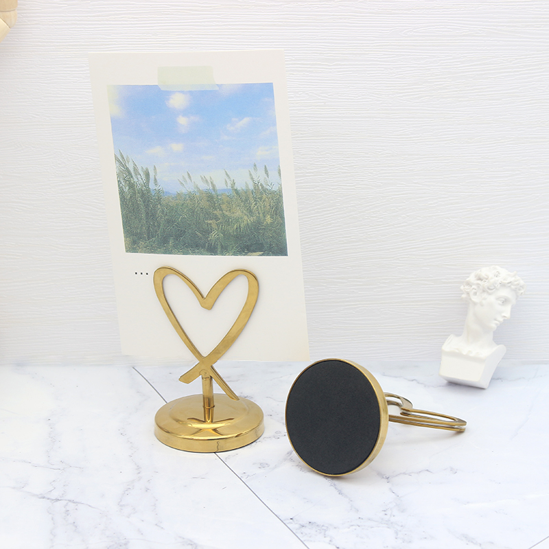 Creative Metal Solid Note Holder Desktop Ornament