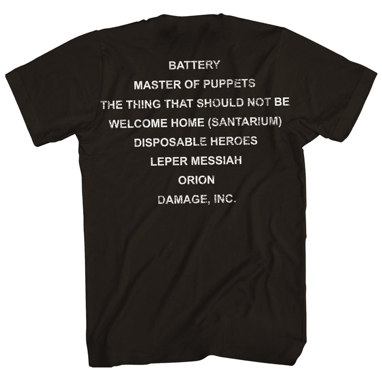 Title 3, Master Of Puppets Fashion Personality Mens Top...