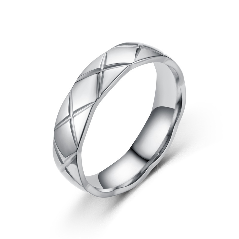 Alloy Diamond Pattern Ring Geometry