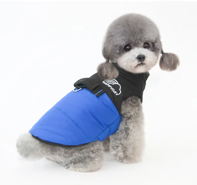 New Autumn And Winter Pet Dog Coat Blue - Shop at LoveMi