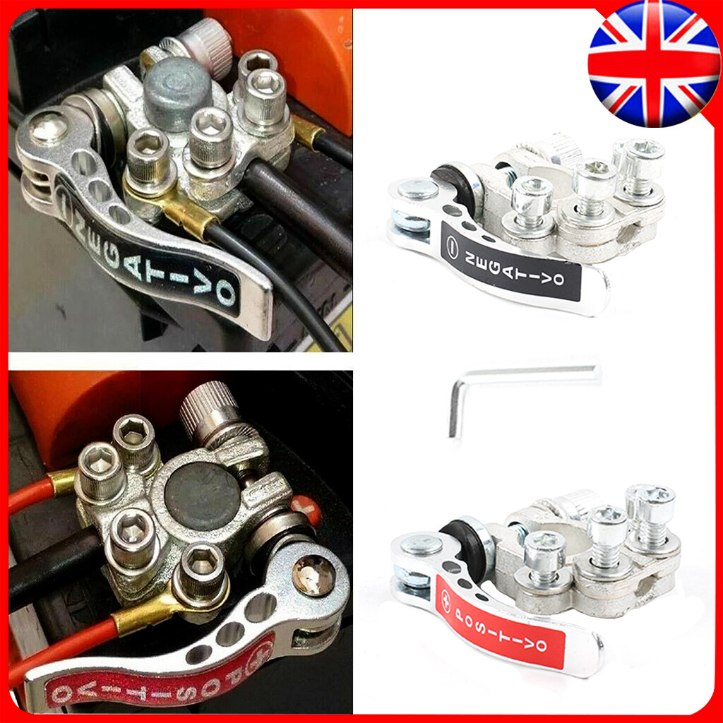 2Pcs Clamp Universal Car Battery Terminal Clip Connector-Pure Copper Truck — image 9