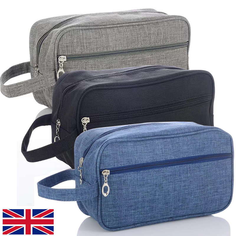 Hanging Travel Wash Toiletry Bag,Black Waterproof Shaving Shower Gym Bag — image 8