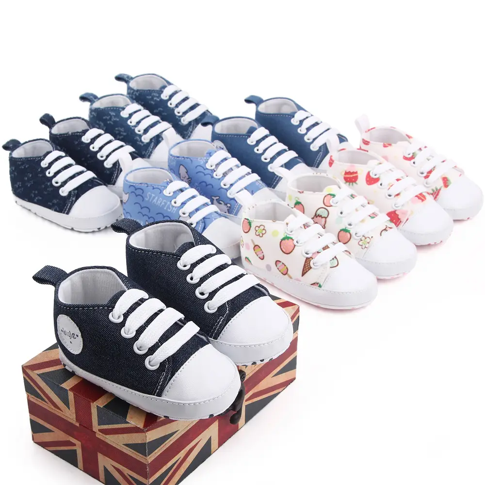 Spring And Autumn Canvas Shoes Baby Toddler