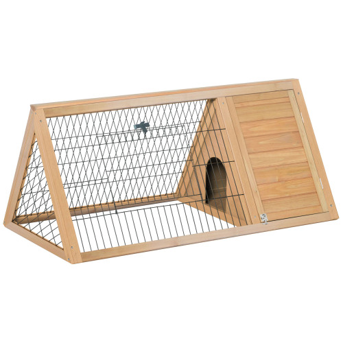 Wooden A frame Outdoor Rabbit Cage Small Animal Cage Solid Wood - Shop at LoveMi