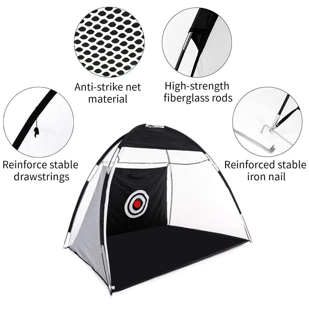 2M Large Golf Practice Net Driving Netting Hitting Nets Chipping Cage Training — image 4