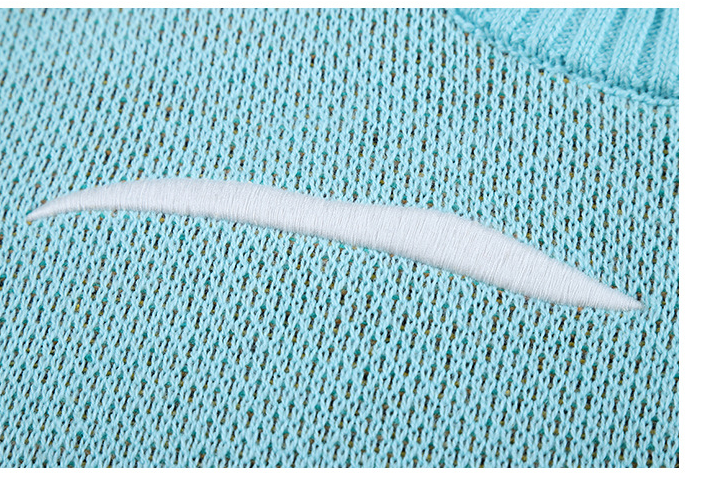 European And American Men's Wear Matching Color Round Collar