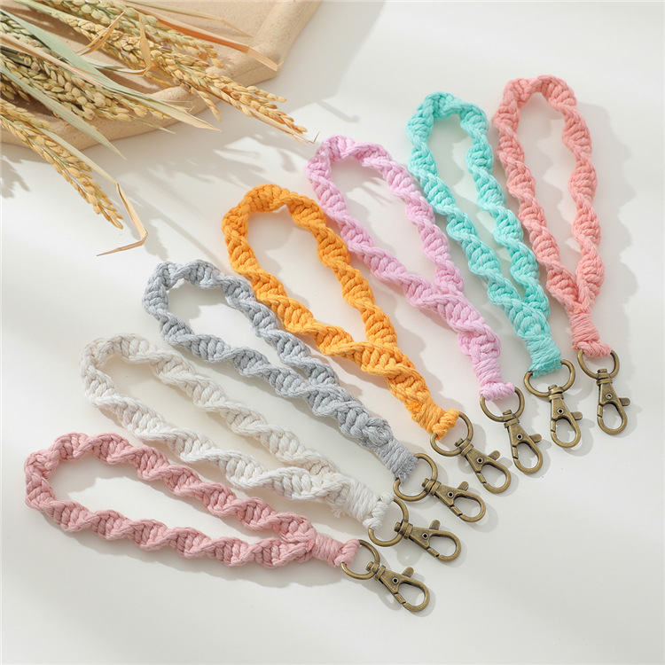 Title 4, Fashion Hand-woven Cotton String Keychain