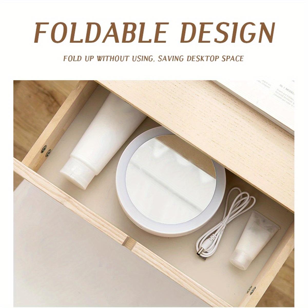 LED Illuminated Makeup Mirror, High-definition Desktop Vanity Mirror, A Must-have For Girls' Dormitories And Bedrooms. 5