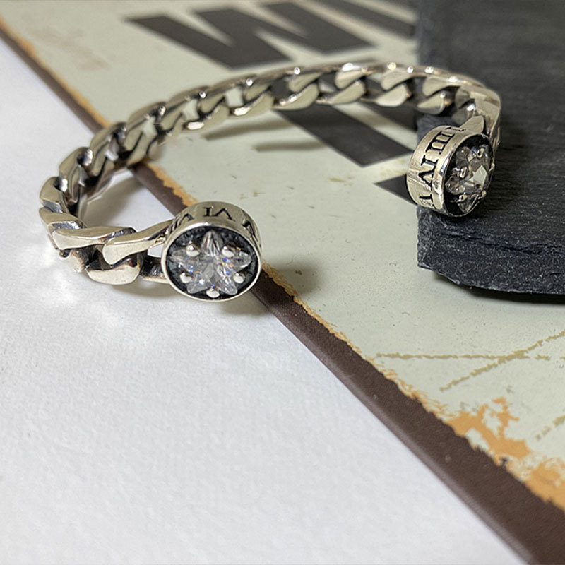 Fashion Retro Simple Star Diamond Bracelet