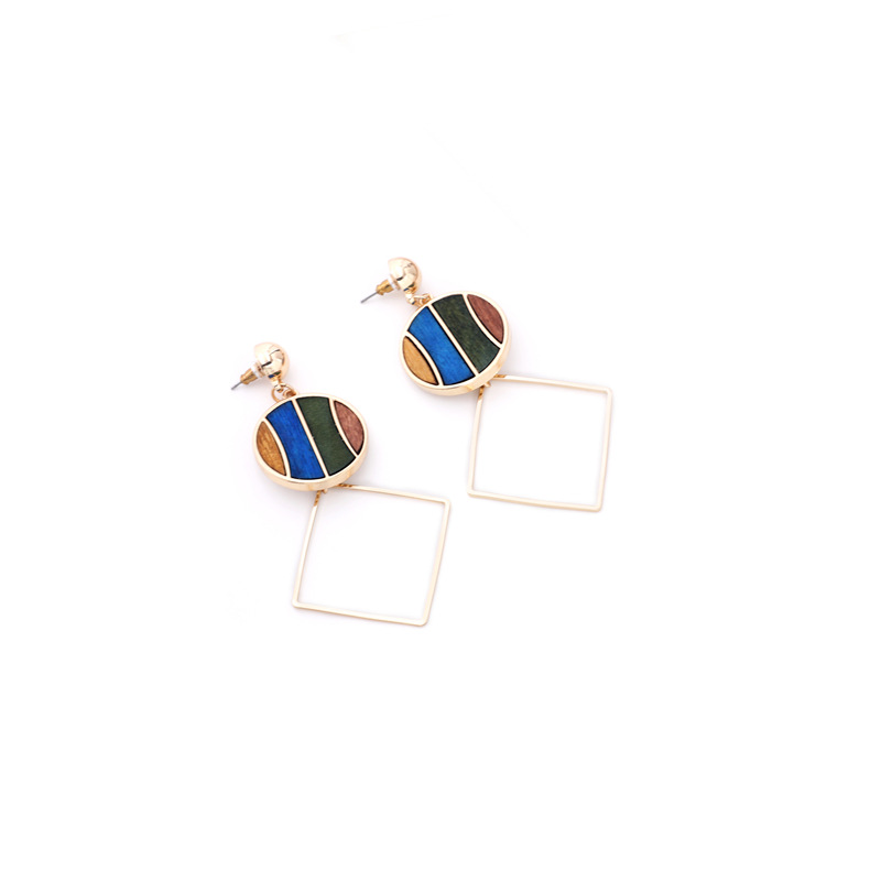 European And American Simple Style Ladies Earrings Geometry