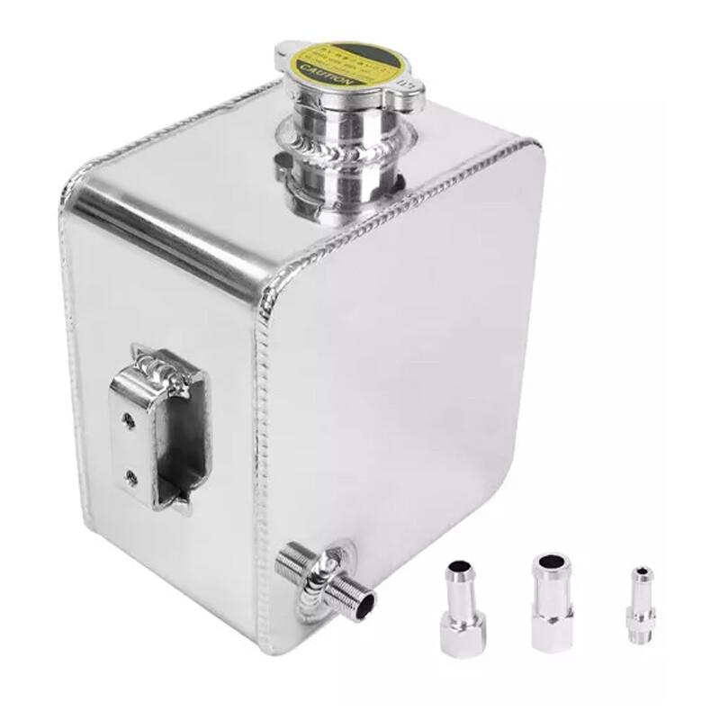 Universal 2L Aluminium Alloy Water Coolant Header Overflow Expansion Tank Can — image 6