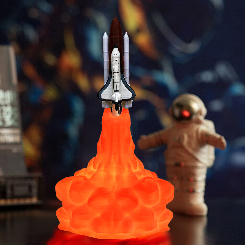 3D Printed Rocket Night Light, picture 3 of 6