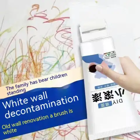 Household Wall Floor Small Roll Paint White Interior Pure
