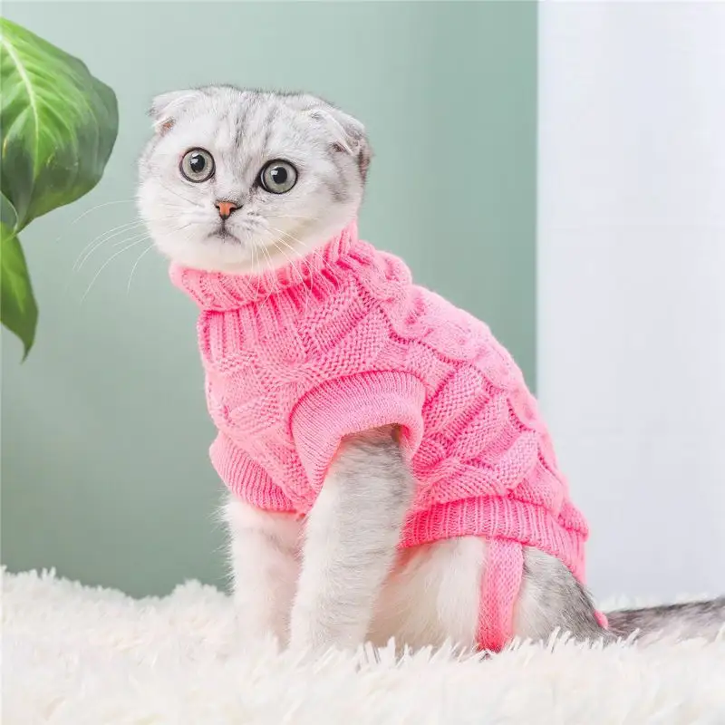 Cat Clothes Pet Supplies Autumn Winter Knitted