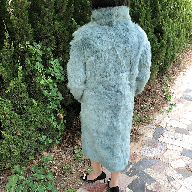 Loose And Thin Coat With Real Fur