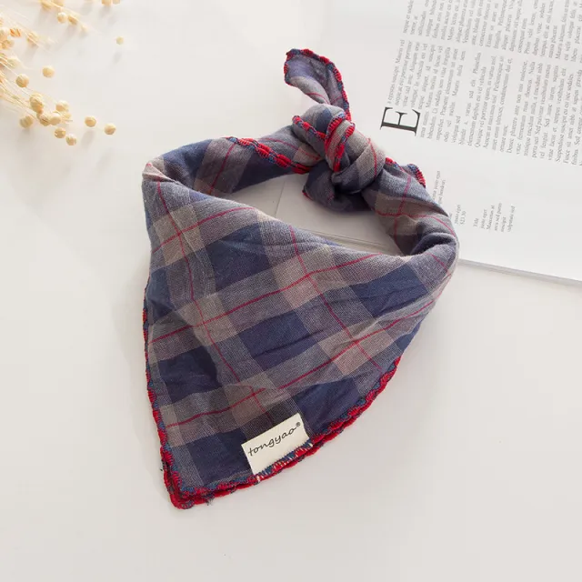 Dog Turban Birthday Gift Water Bib Double sided Turban Red And Blue - Shop at LoveMi