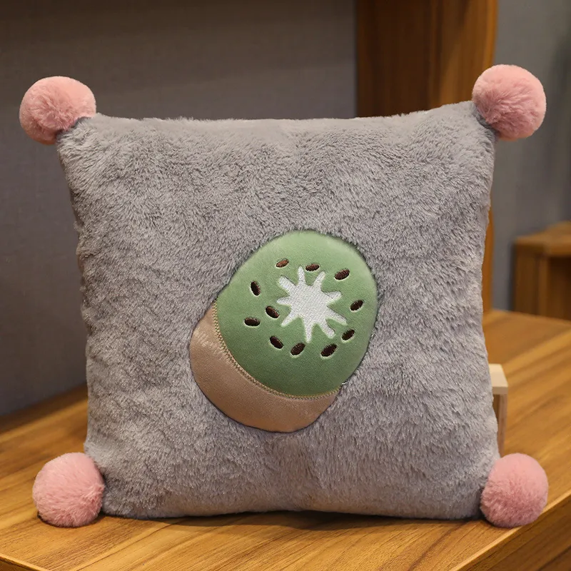 Sofa Cushion Bedside Bay Window Backrest Side Cute Cartoon Pillowcase - Kiwi